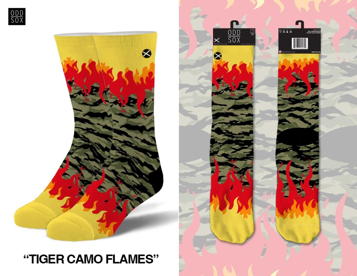 Tiger Camo Flames